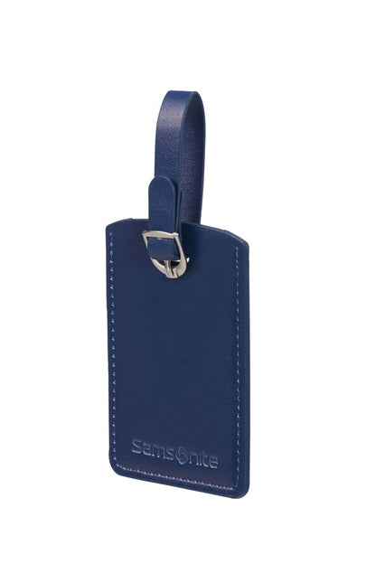 RECTANGLE LUGGAGE TAG x2 MIDNIGHT BLUE