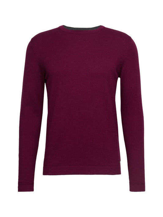 cosy cashmere blend sweater Kn - 5831/purple glory