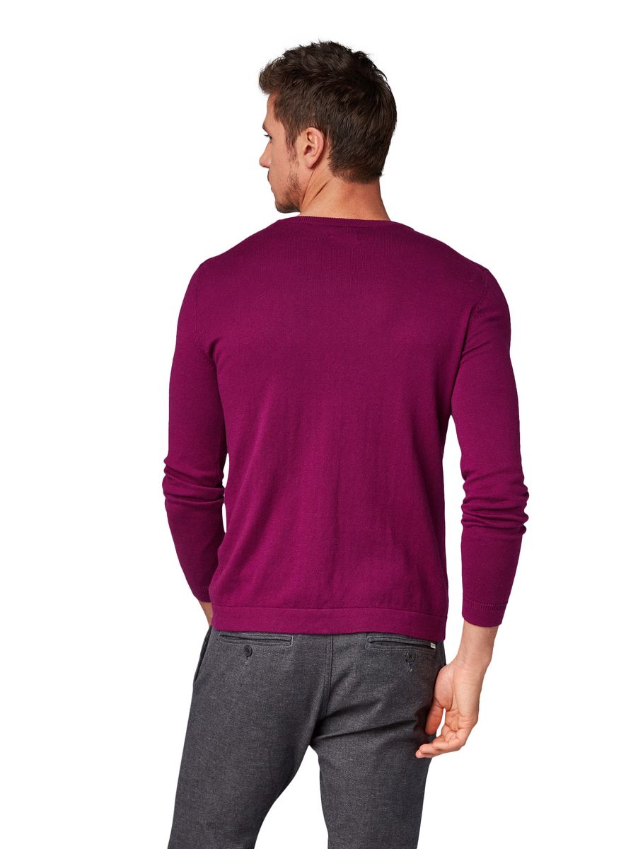 cosy cashmere blend sweater Kn - 5831/purple glory