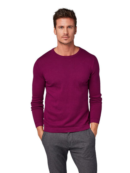 cosy cashmere blend sweater Kn - 5831/purple glory