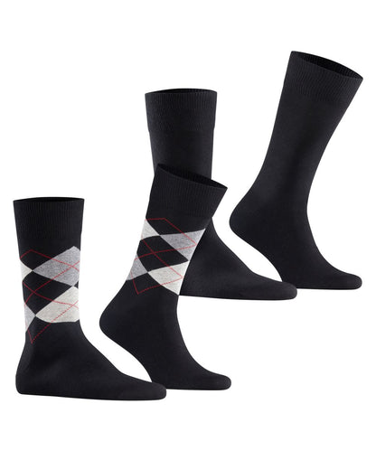 Burlington Everyday Argyle Mix 2-Pack Herren