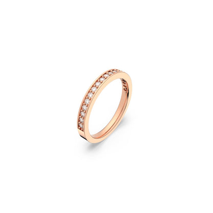 Matrix Ring, Weiß, Roségold-Legierungsschicht