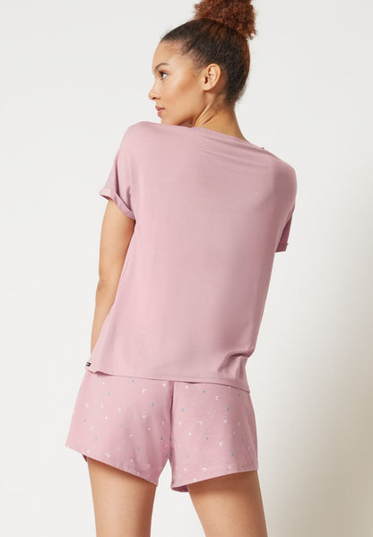 Skiny Damen Shirt kurzarm Night In Mix & Match