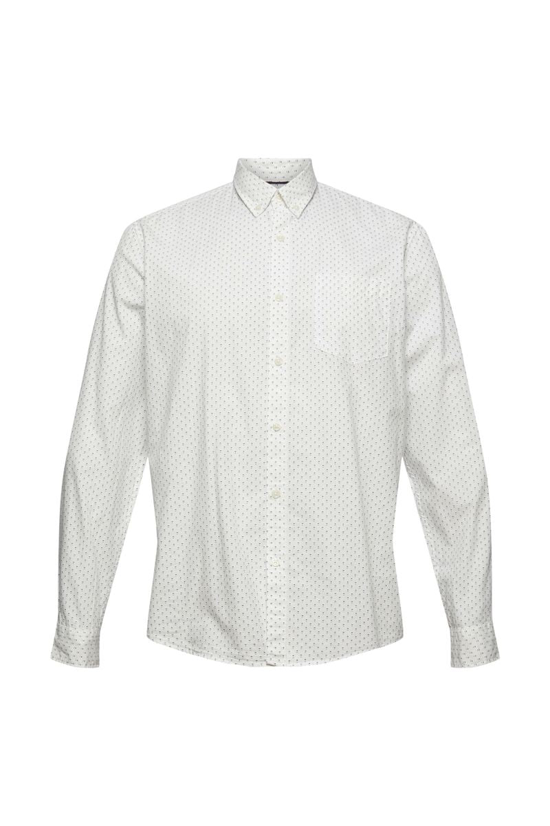 Button-Down-Hemd mit Print, 100% Bio-Baumwolle