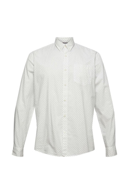 Button-Down-Hemd mit Print, 100% Bio-Baumwolle