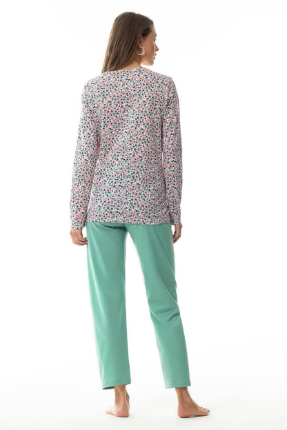 pyjama 7/8 length, long sleeve