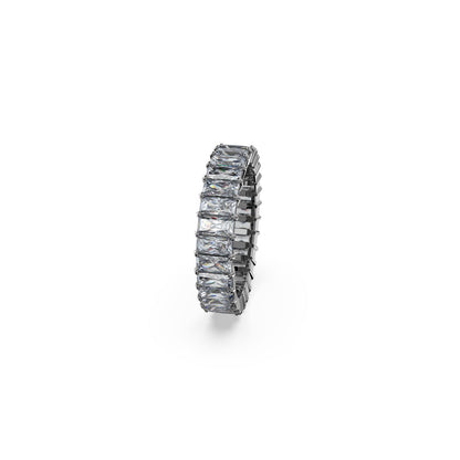 Matrix Ring, Baguette-Schliff, Grau, Rutheniert