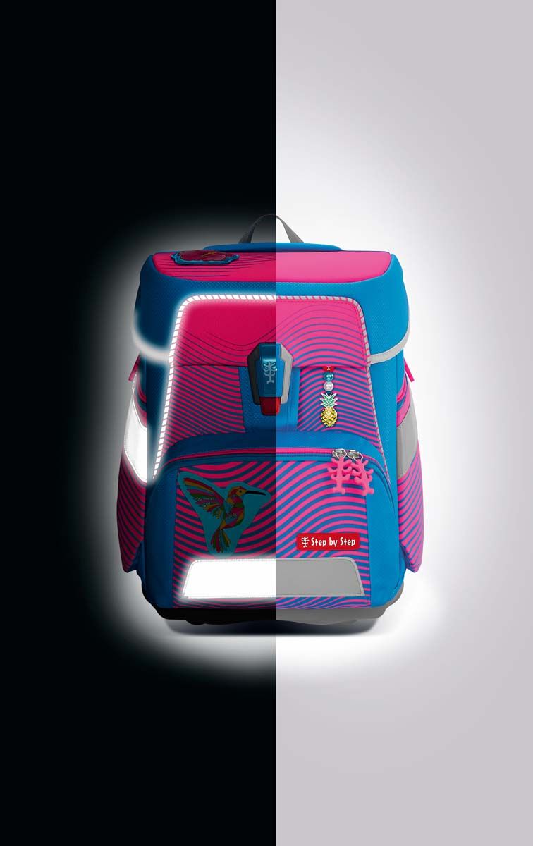 SPACE NEON Schulranzen-Set Kolibri K