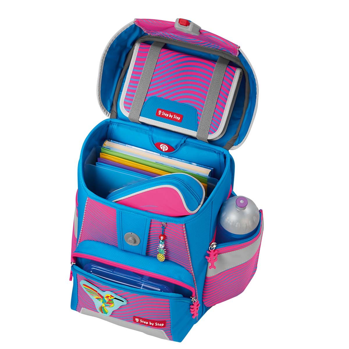 SPACE NEON Schulranzen-Set Kolibri K